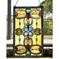 thumbnail image 3 of RADIANCE Goods Tiffany-Style Victorian Stained-Glass Window Panel 26" Height, 3 of 4