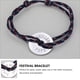 thumbnail image 5 of KAKOWELY 1 pulsera sencilla tejida a mano con letras de moda, regalo para el Día del Padre, 5 of 5