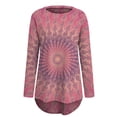thumbnail image 4 of MEICHEN Women Long Sleeve Crew Neck Tee Tops Trendy Casual Blouses Spring Clothes Pullover Shirts, 4 of 5