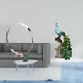 thumbnail image 2 of Elegante Portabotellas De Vino De Metal Con Forma De Pavo Real, Organizador De Esculturas Para El Hogar, La Oficina, El Dormitorio, La Sala De Estar, La Mesa, La Estantería, La Decoración., 2 of 8