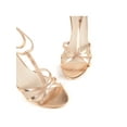 thumbnail image 2 of BLISSFUL STEP Open Toe Ankle Strap Slingback Kitten Heels Sandals for Women Champagne 9, 2 of 8