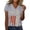 Light Gray, variant on Rvusndi 250 Anniversary Usa Shirt Women Summer Tops Independence Day Stylish Printed Short Sleeve Comfortable Casual Daily Everyday Wear Army Green L