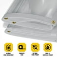 thumbnail image 3 of Core Tarps 20 Mil Extreme Heavy Duty Clear Tarp with Gromments - 5x7ft Super Clear Tarps Heavy Duty Waterproof Vinyl Tarpaulin, Transparent Tarp for Outdoor, Camping & Construction, Clear, 3 of 8