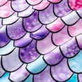 thumbnail image 6 of Girl's One Piece Swimsuit Fish Scale Pattern Bathing Suits for Little Girls Swimwear 4-9 Years, 6 of 6