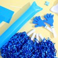 thumbnail image 1 of Hytrove 1Set Inflatable Stick Cheerleading Poms Hand Clappers Noise Makers Blue Plastic Durable for Sports Events, 1 of 6