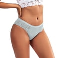 thumbnail image 1 of B91xZ sous-Vêtements pour Femmes String Grande Taille Coton Extensible Culotte, Vert TG, 1 of 4