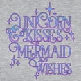 thumbnail image 3 of CafePress - UNICORN KISSES And MERMAID WISHES Long Sleeve T Sh - Womens Baseball Tee, 3 of 4