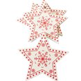 thumbnail image 1 of 10PCS Christmas Ornament Star Bell Heart Xmas Tree Ornament Hanging Decor, 1 of 10