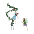 thumbnail image 3 of Flower Fairy Garden Stakes Decoraciones Estatuas en miniatura Esculturas de resina para porche, 3 of 9