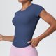 thumbnail image 2 of TaTaai Women's Sports T-Shirt Short Sleeve Crew Neck Fitted Slimming Breathable Naked Feel Yoga Running Gym Pilates Dance Workout Top Gift, 2 of 8