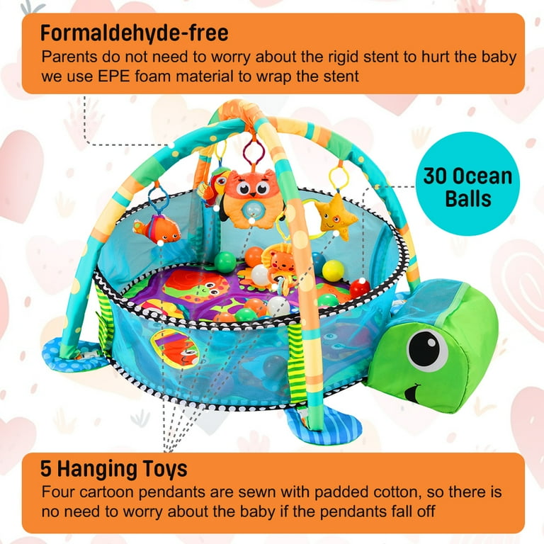 Turtle cheap baby gym