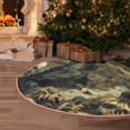 thumbnail image 5 of Balery Epic Dragon Skull Scene Printed Christmas Tree Skirt , Merry Christmas Party Christmas Tree Decoration,Adjustable Tree Skirt-48", 5 of 6