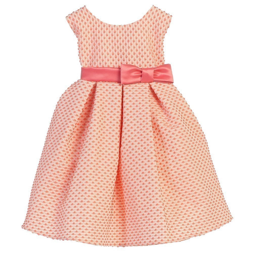 polka dot flower girl dress