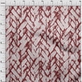 thumbnail image 4 of oneOone Velvet Maroon Fabric Brush Stroke Quilting Supplies Print Sewing Fabric By The Yard 58 Inch Wide, 4 of 4