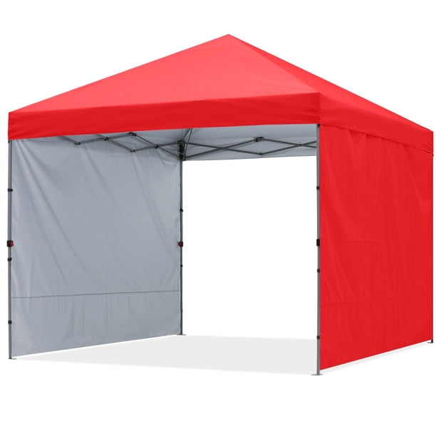 Carpa con dosel ABCCANOPY para exteriores, fácil de montar, 10 x 10 pies, con 2 toldos