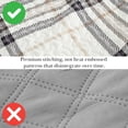 thumbnail image 5 of Southshore Fine Living, Inc. Twin Quilt Bedding Set, Lightweight Twin XL Quilts, Tofu Cream Plaid, 5 of 9
