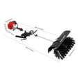 thumbnail image 6 of 52CC 2 Stroke Gas Powered Backpack Sweeper with Blower, 2.3HP Outdoor Handheld Sweeper Snow Sweeping Grass Artificial Power Broom for Street Farms, 6 of 21