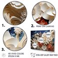 thumbnail image 3 of Designart "Serene Blue And Creamy Deep Marine Views" Coastal Coral Under Water Floater Framed Canvas Prints, 3 of 5