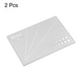 thumbnail image 3 of Uxcell 2pcs A5 Self-Healing Cutting Mat 9"x6" Craft Cutting Board for DIY Art Work Cutting, Grey, 3 of 7
