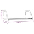 thumbnail image 4 of Tendederos extensibles VidaXL de aluminio, 2 unidades, plateadas, 4 of 8