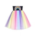thumbnail image 5 of Girls Dress Rainbow Easter Rabbit Bunny Egg Hunting Gradient Tulle 8 Years, 5 of 8