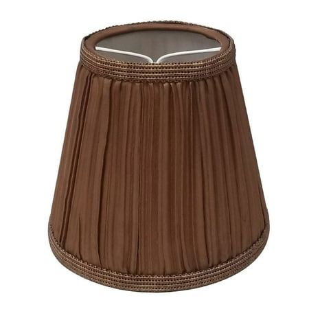 

Royal Designs Inc. Designer Mushroom Pleat Empire Chandelier Shade CS-1061-5BR Chocolate Brown 3 x 5 x 4.5