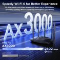thumbnail image 2 of Tenda RX12 Pro AX3000 Dual Band Gigabit Wi-Fi 6 Wireless Internet Router, 2 of 7