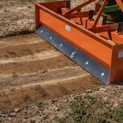 Titan Attachments 3 Point 7FT Rear Box Blade Scraper Grader, Category 0 and 1, 7 Scarifier Teeth, Reversible Cutting Edge, For Moving Dirt, Backfilling Holes, Spreading Soil, Leveling and Grading