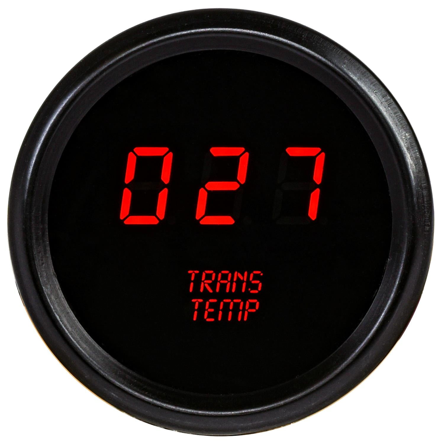 JEGS 41462 Transmission Temperature Gauge LED Digital 50350 degrees F 2 1/16 (.
