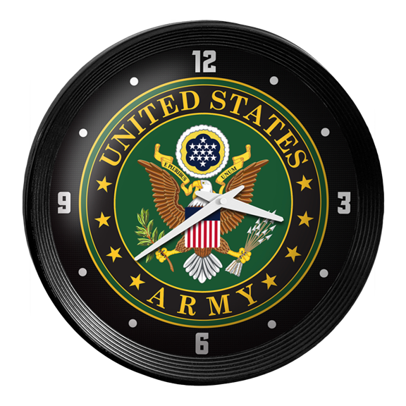 US Army: Ribbed Frame Wall Clock