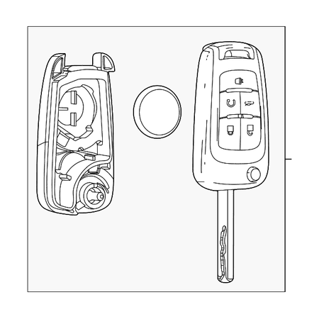 Genuine OE GM Transmitter - 13585812 Fits select: 2014-2016 BUICK ENCORE, 2013 BUICK ENCORE CONVENIENCE