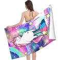 thumbnail image 2 of Yibo Funny Pugs Beach Towels Absorbent Quick Dry Bath Towels Pool Towels Travel Towels for Kids Adults, 2 of 7