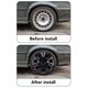 thumbnail image 4 of Tapacubos, Juego De 4, Tapacubos De 16 Pulgadas, Elegante Cubierta Para Llanta De 16 Pulgadas, Material ABS, Ajuste Universal Para Autos, Camionetas Y SUV, Tapacubos De Repuesto, 4 of 7