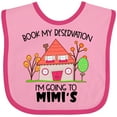 thumbnail image 3 of Inktastic Book My Reservation I'm Going to Mimi's- House Boys or Girls Baby Bib, 3 of 4