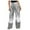 C-White3358, variant on DHFJKG Women's Casual Sweatpants Leopard Print Elastic Waist With Drawstring Side Stripes Wide Leg Loose Fit Pants Breathable Trousers