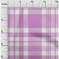thumbnail image 2 of oneOone Viscose Chiffon Dusty Purple Fabric Check Sewing Craft Projects Fabric Prints By Yard 42 Inch Wide, 2 of 4