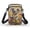Koala Floral Pattern, variant on HELLHERO Cat and Maple Leaf Pattern Crossbody Small Bags Double Zipper Unisex for Travel Daily Use 4.33"x1.97"x7.09"