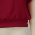 thumbnail image 5 of Womens Tops Fashion Tank O Neck Lace Sleeve Loose Womens Golf Shirt,Red,2XL, 5 of 6