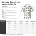 thumbnail image 6 of St. Patrick's Day Irish American Flag Mens Hawaiian Shirt Short Sleeve Casual Button Up Tropical Summer Beach Shirt, 6 of 9
