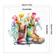 thumbnail image 2 of Hilo de Bordar Algodón Completo Wdftyju 18CT Impreso Pareja Botas 30x30cm, 2 of 9