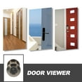 thumbnail image 5 of Pure Eye Door Mirror Front Peephole Viewer Wide Angle Security Covers Replacement, 5 of 6