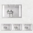 thumbnail image 6 of Wall Mounted LED Medicine Cabinets 36" x 24" for Bathroom & Washroom, with Large Storage Capacity, 3000K - 6000K Adjustable Brightness, 6 of 8