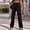 Black, variant on Women Casual High Waisted Cargo Pants Wide Leg Casual Denim Trousers Pocket Cargo Jeans Women's Sweatpants Pants for Women Casual plus Size Womens Convertible Pants Casual Beach Pants Petite Pant