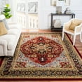 thumbnail image 2 of SAFAVIEH Lyndhurst Miranda Floral Area Rug, Red/Black, 8' x 10', 2 of 6
