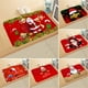 thumbnail image 1 of Fiudx Felpudo Navideño con Diseño de Papá Noel y Reno, Decoración Festiva para El Hogar, Absorbente, Antideslizante, Cómodo, Multiusos, 40 X 60 Cm, 1 of 3
