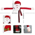 thumbnail image 2 of Christmas Tree Topper with Santa Decoration Fabric Christmas Tree Topper Christmas Tree Hat Christmas Tree Topper Christmas Tree Topper for Christmas, 2 of 5