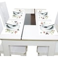 thumbnail image 4 of Ryvnso Placemats Set of 4 Bird Butterfly Flower Dining Mats Heat-Resistant Non-Slip Washable Table Mat, 4 of 8