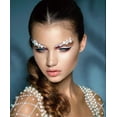 thumbnail image 4 of NETSENG 4Sheet Eyes Body Face Jewelry Acrylic Rhinestone Stickers Glitter Flash Crystal Eyes Temporary Tattoo DIY Art Decorations Fashion, 4 of 7
