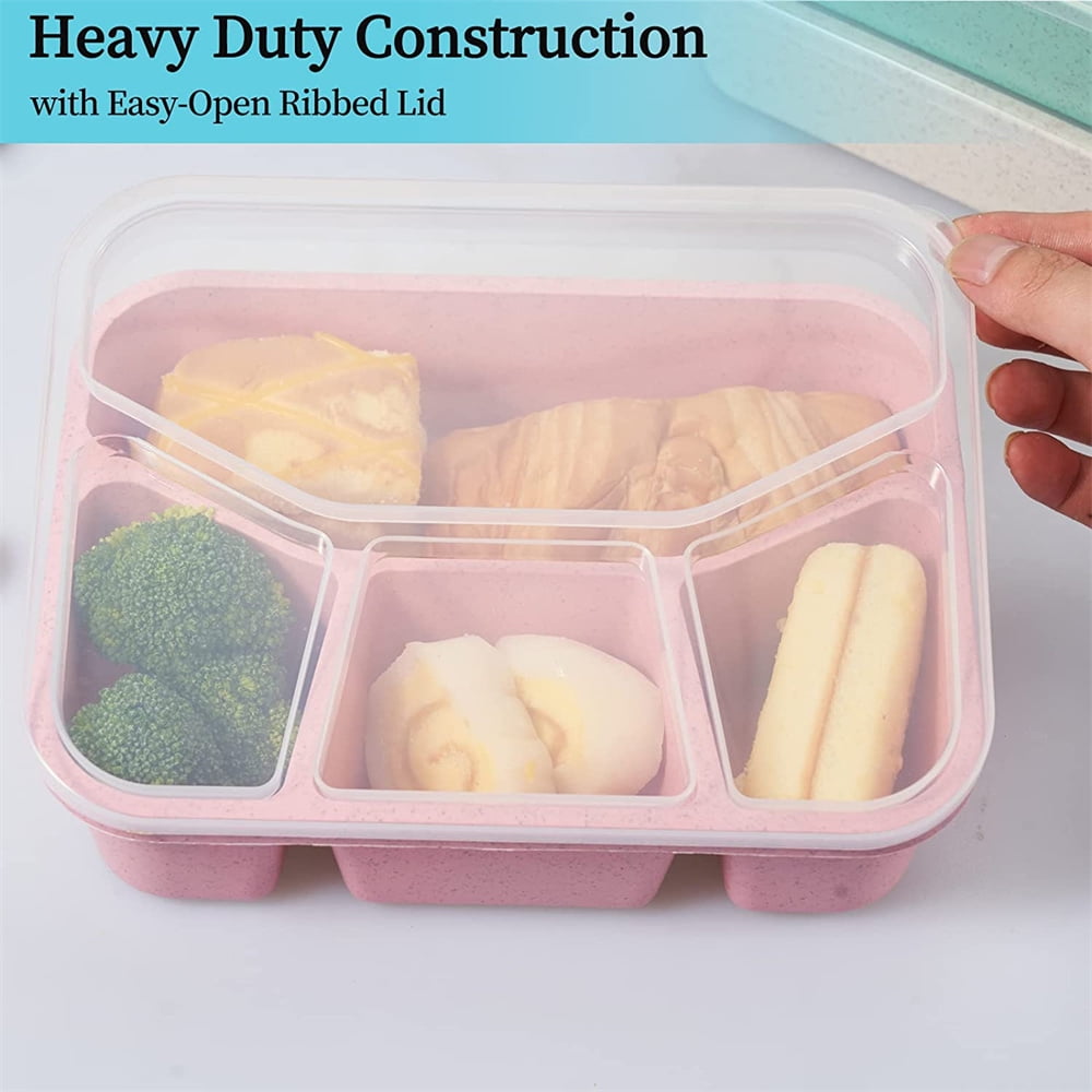 NOGIS 4 Compartment Meal Prep Lunch Containers for Adults, 1 Pack