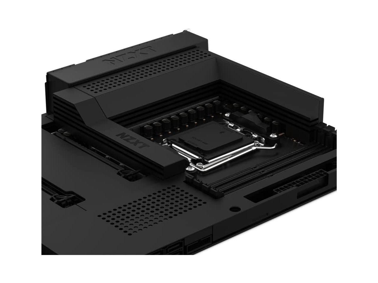 NZXT N7 B650 - N7-B65XT-B1 - AMD B650 chipset (Supports AMD 7000 Series CPUs) - ATX Gaming Motherboard - Integrated Rear I/O Shield - WiFi 6 connectivity - Black - image 4 of 16